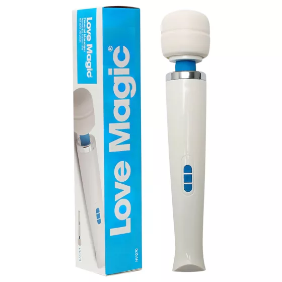 Love Magic Wand - Rechargeable Massager Vibrator (White)