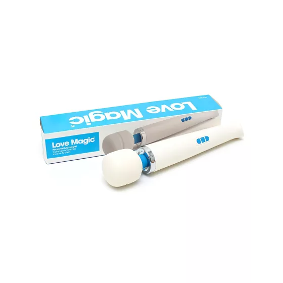 Love Magic Wand - Rechargeable Massager Vibrator (White)