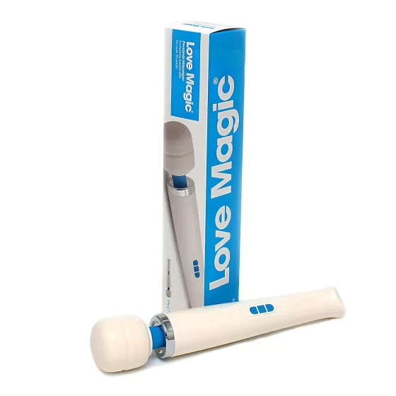 Love Magic Wand - Rechargeable Massager Vibrator (White)