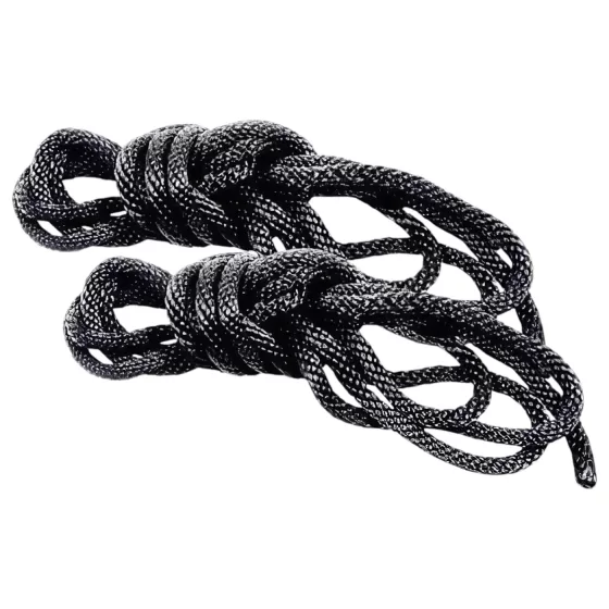 S&M - silky bondage rope set (black, 2 x 1.83 m)