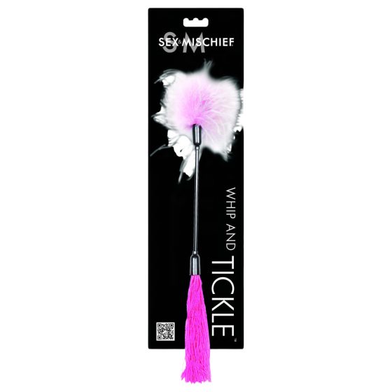 S&M - Whip and Tickle Combo (Pink & White)