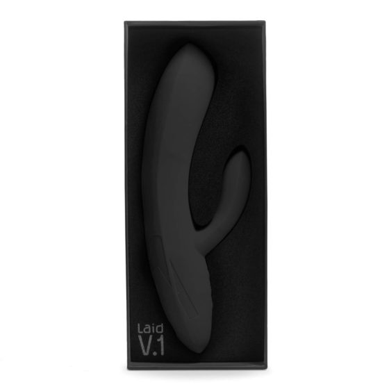 Laid - cordless vibrator with prong (black)