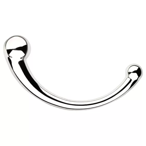 NJOY Pure Wand - anal hook dildo (silver)