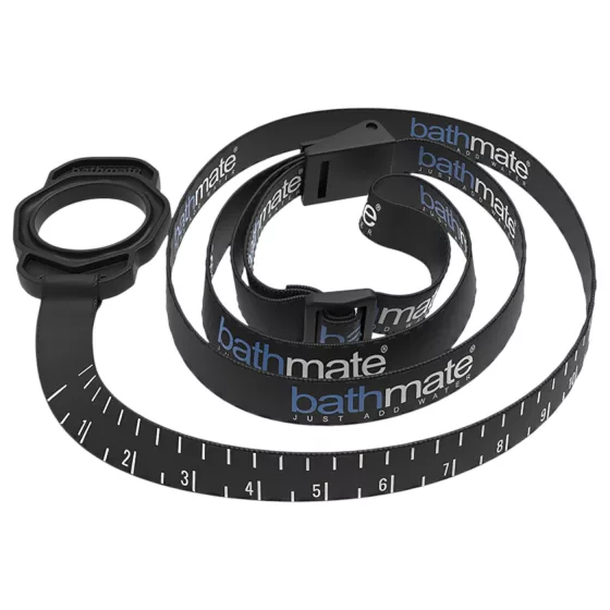 Bathmate Shower Strap - pump holder measuring strap (black)