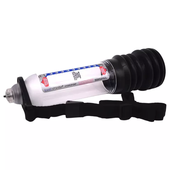 Bathmate Shower Strap - pump holder measuring strap (black)
