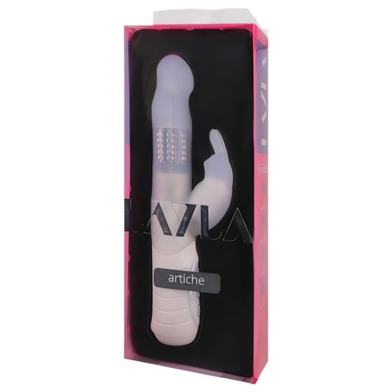 Layla Artiche - Waterproof Rotating Clitoral Vibrator (White)