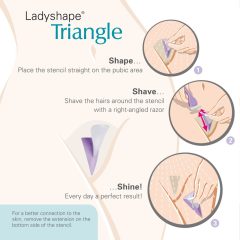 / Ladyshape - shaved (triangle)