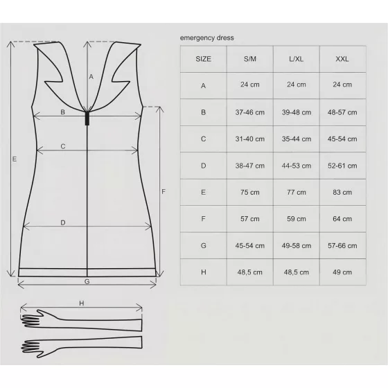 Obsessive Emergency - Nurse Costume Set - White (S/M)