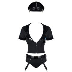 Obsessive Police - Sexy Officer Costume Set (S/M)