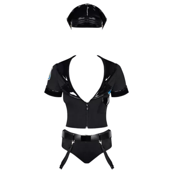 Obsessive Police - Sexy Officer Costume Set (S/M)