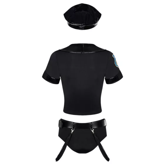 Obsessive Police - Sexy Officer Costume Set (S/M)