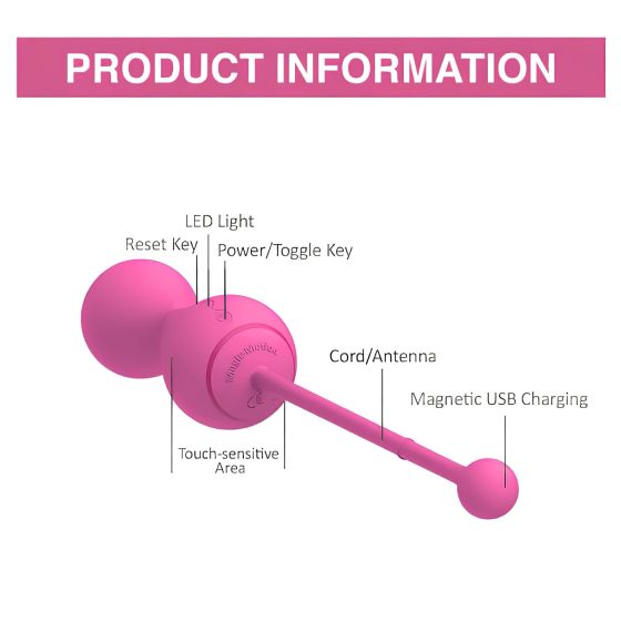 Magic Motion Kegel Master - Smart Duo Balls (Purple)