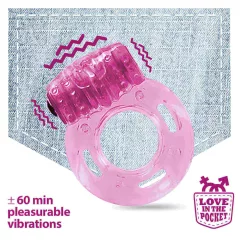 Love in the Pocket - Single-Use Vibrating Ring (Pink)