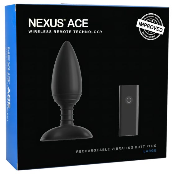 Nexus Ace - Remote-Controlled, Rechargeable Anal Vibrator (Large)