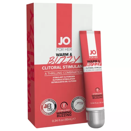 System JO - WARM & BUZZY - clitoral stimulating gel for women (10 ml)