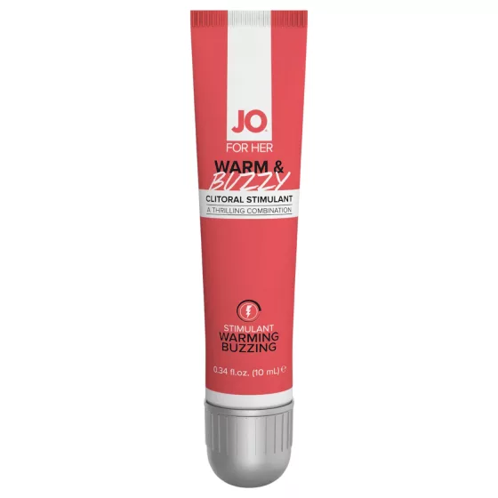 System JO - WARM & BUZZY - clitoral stimulating gel for women (10 ml)