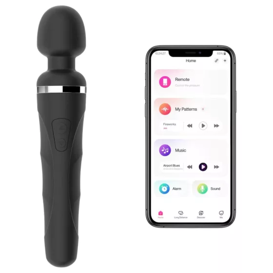 Lovense Domi 2 - App-controlled massaging vibrator (black)