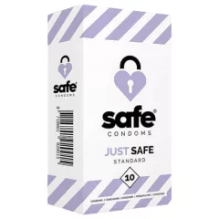 SAFE Just Safe - Standard Vanilla Condoms (10 Pack)