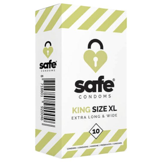SAFE King Size XL - Extra Large Condoms (10 Pack)