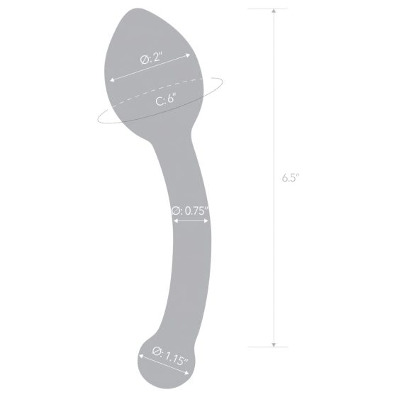 GLAS - Clear Double-Ended Glass Dildo