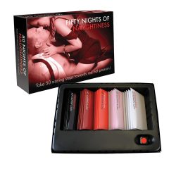   FIFTY NIGHTS OF NAUGHTINESS - Adult Party Game (English Version)