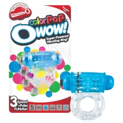 Screaming Color Pop - Vibrating Ring (Clear Blue)