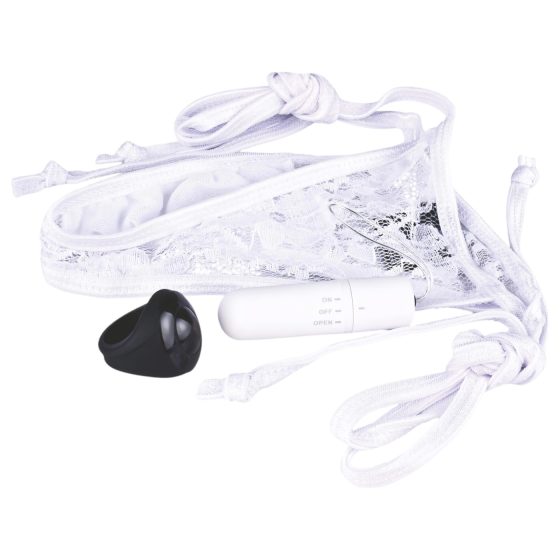 MySecret Whisper Pant - Wireless Vibrating Panty - White (S-L)