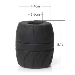 SilaSkin Black Ball Stretcher & Ring