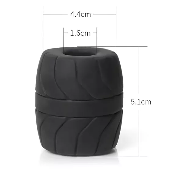 SilaSkin Black Ball Stretcher & Ring