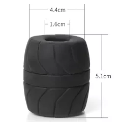 SilaSkin Testicle Ring & Stretcher (White)