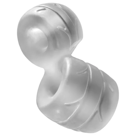 Perfect Fit - SilaSkin Cock Ring and Ball Stretcher Ring (white)