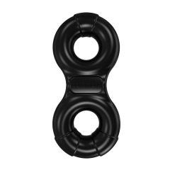   Bathmate Vibe Ring Eight - battery operated vibrating penis ring (black)