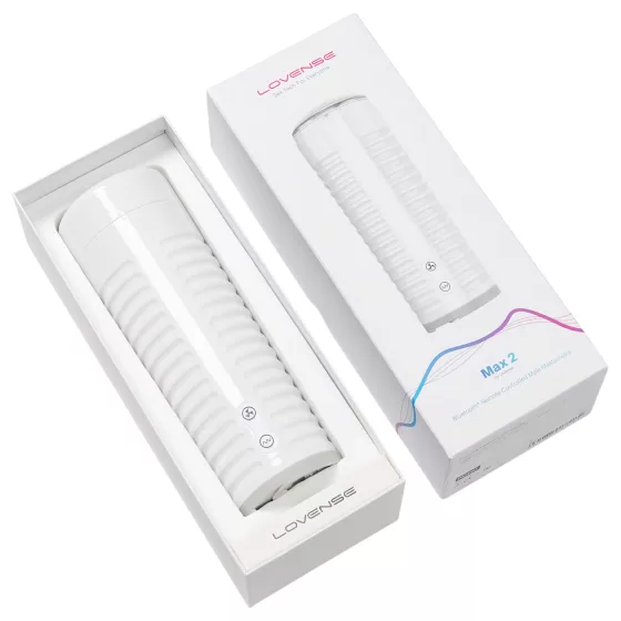 Lovense Max 2 - App-controlled masturbator for men (white)