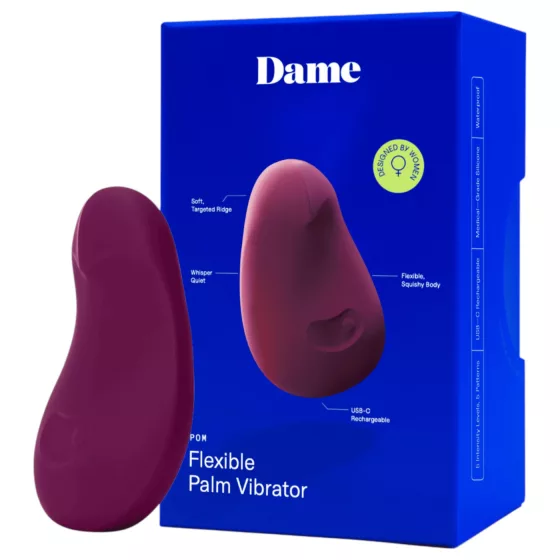 Dame Pom - rechargeable clitoral vibrator (purple)