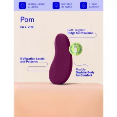 Dame Pom - rechargeable clitoral vibrator (purple)