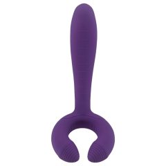   Rianne Duo - Waterproof Rechargeable Couple's Vibrator (Purple)