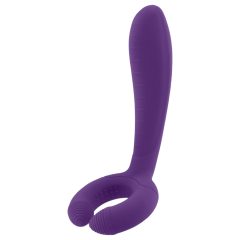   Rianne Duo - Waterproof Rechargeable Couple's Vibrator (Purple)