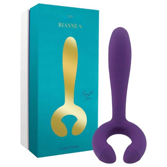 Rianne Duo - Waterproof Rechargeable Couple's Vibrator (Purple)
