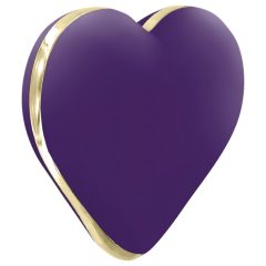 RS Icons Heart - Rechargeable Clitoral Vibrator (Purple)