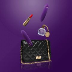   Rianne Essentials Classique Deep - Silicone Lipstick Vibrator (Purple)