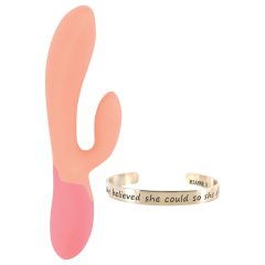   Rianne Essential Xena - Rechargeable Warming Vibrator (Peach Coral)