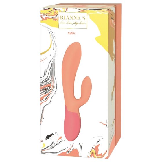 Rianne Essential Xena - Rechargeable Warming Vibrator (Peach Coral)