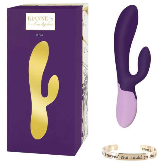 Rianne Essential Xena - Rechargeable Clitoral Vibrator (Purple)