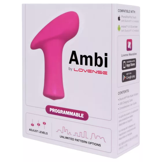 LOVENSE Ambi - smart, dual‑motor clitoral vibrator (pink)