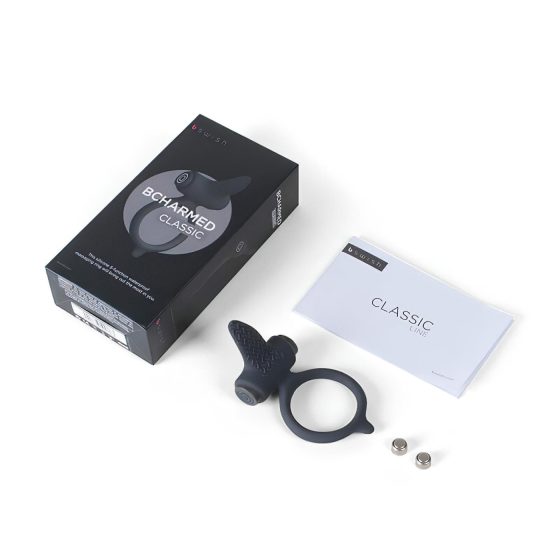 B SWISH Bcharmed - Vibrating Penis Ring (Black)