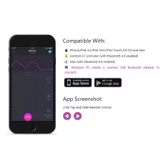   Lovense Lush 2 - wearable app-controlled vibrating egg (pink)
