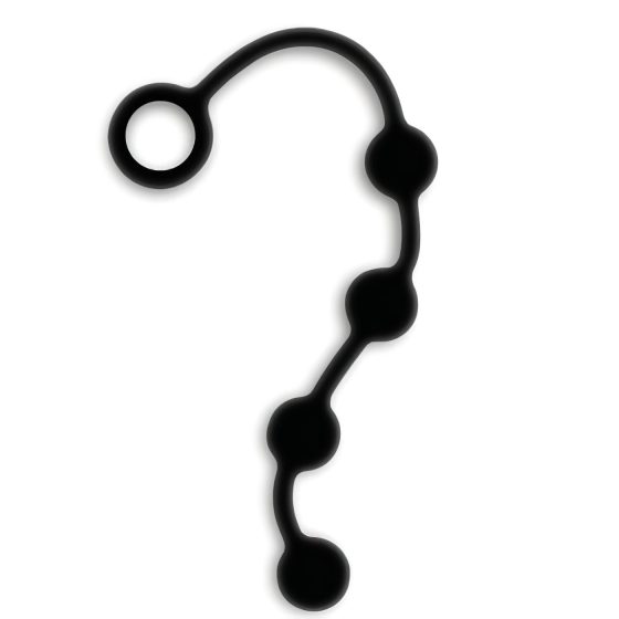 Nexus Excite - 4-Bead Black Anal Dildo (Small)