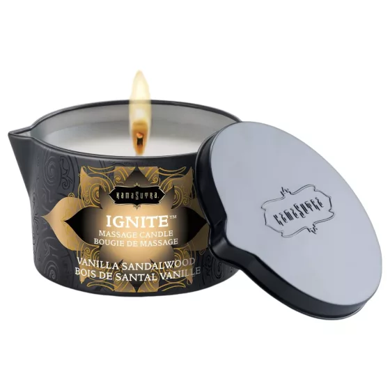 Kama Sutra - Vegan Massage Candle - Vanilla & Sandalwood (170g)