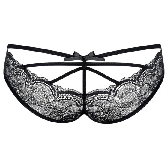 Obsessive Frivolla - Black Lacy Women's Panties - Playfully Chic
