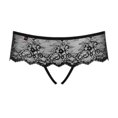   Obsessive Merossa - Sparkling Open Women's Thong - Black